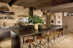 cocina rustica moderna
