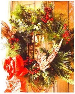 coronas navideñas para puertas