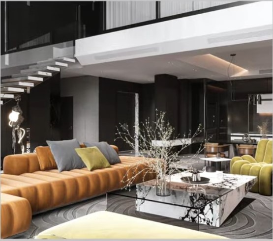 decoración industrial casa
